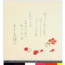 Unknown, 無款 (null)による浮世絵「surimono」