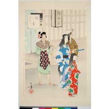 Mizuno Toshikata: Sanjuroku i kurabe 三十六佳撰 (The Thirty-six Beauties Compared) - British Museum