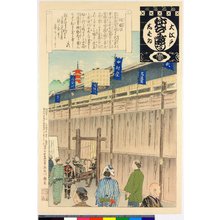 Adachi Ginko, 安達吟光 (Adachi Ginko (安達吟光))による浮世絵「Ita kakoi / O-Edo shibai nenju-gyoji (Annual Events of the Edo Theatre)」