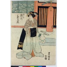 歌川豊国: triptych print - 大英博物館