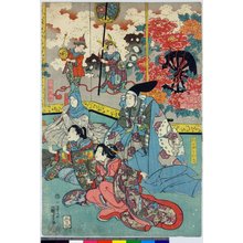 Utagawa Kuniyoshi, 歌川国芳 (Utagawa Kuniyoshi (歌川国芳))创作的日本版画