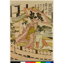 Torii Kiyonaga, 鳥居清長 (Torii Kiyonaga (鳥居清長))による浮世絵「Jijo Hokun Onna Ima-gawa (Treasured Lessons of Young Girls)」