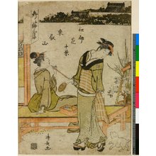 Torii Kiyonaga: Toeizan / Koto Hana Ju-kei - British Museum