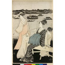 Kitagawa Utamaro: triptych print - British Museum