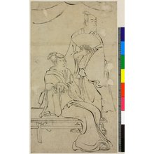 Torii Kiyonaga: print / drawing (?) - British Museum