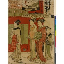 Torii Kiyonaga: Asakusa Kinryuzan Hakkei - British Museum