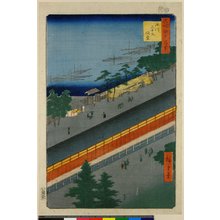 歌川広重: No 71,Fukagawa Sanjusangendo / Meisho Edo Hyakkei - 大英博物館