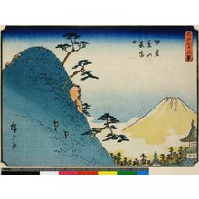 歌川広重: Kai Yume-yama ura Fuji / Fuji Sanju Rokkei - 大英博物館