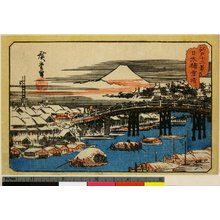 Utagawa Hiroshige: Nihon-bashi sekisho / Edo Junikkei - British Museum