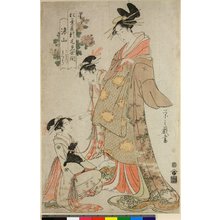 細田栄之: Matsubaya Shintaku Misebiraki - 大英博物館