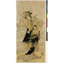 Estampe japonaise "diptych print" par Katsukawa Shunsho, 勝川春章 (Katsukawa Shunsho (勝川春章))