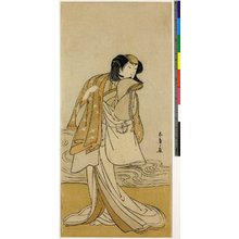 Katsukawa Shunsho, 勝川春章 (Katsukawa Shunsho (勝川春章))创作的日本版画《diptych print》