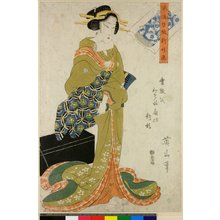 Kikugawa Eizan: Furyu Kadwari-mon Shin-katazome - British Museum