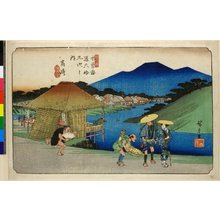 Utagawa Hiroshige: No 14,Takasaki / Kisokaido Rokujukyu-tsugi no uchi - British Museum