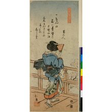 Totoya Hokkei: Yosumi bijin / Kokon Kyokasen - British Museum