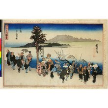 歌川広重: Imamiya Toka Ebisu / Naniwa Meisho zue - 大英博物館
