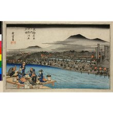 Utagawa Hiroshige: Shijo-kawara yusuzumi / Kyoto Meisho no uchi - British Museum