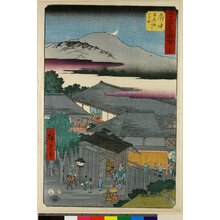 Utagawa Hiroshige: No 20 Fuchu Kotei-cho / Gojusan-tsugi Meisho Zue - British Museum