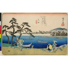 Utagawa Hiroshige: No 52 Ota / Kisokaido Rokujukyu-tsugi no uchi - British Museum