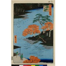 Utagawa Hiroshige: No 92,Ukeji Akiba no keidai 請地秋葉の境内 / Meisho Edo Hyakkei 名所江戸百景 - British Museum