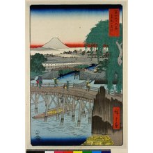 Utagawa Hiroshige: Toto Ichikoku-bashi / Fuji Sanju Rokkei - British Museum