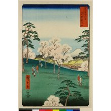歌川広重: Toto Asuka-yama / Fuji Sanju Rokkei - 大英博物館