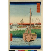 歌川広重: Toto Tsukuda-ju / Fuji Sanju Rokkei - 大英博物館
