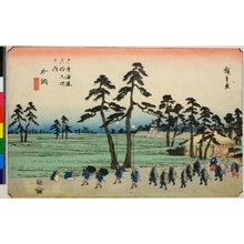 Utagawa Hiroshige: No 54,Kano / Kisokaido Rokujukyu-tsugi no uchi - British Museum
