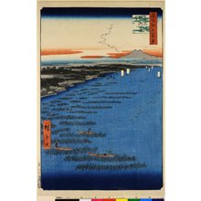 Utagawa Hiroshige: No 109,Minami Shinagawa Samezu kaigan / Meisho Edo Hyakkei - British Museum