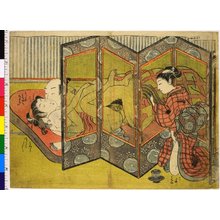 鈴木春信: shunga / print - 大英博物館