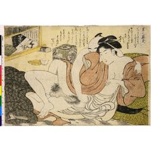 Katsukawa Shuncho: Hana no ichi-oku warai (Flowers: One Million Laughs) - British Museum