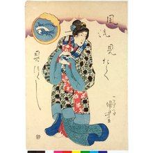 Japanischer Druck "Furyu mitate kaizukushi 風流見立て貝ずくし (Select Series of Shells in Elegant Taste)" von Utagawa Kuniyoshi, 歌川国芳 (Utagawa Kuniyoshi (歌川国芳))