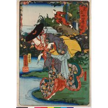 歌川国芳: Kyoshi 姜詩 (Chiang Shih) / Mitate nijushi ko 見立廾四孝 (Selected Twenty-Four Paragons of Filial Piety) - 大英博物館