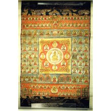 Unknown: Taizokai mandara 胎蔵界曼荼羅 - British Museum