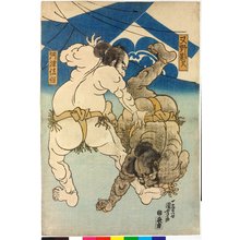 Estampe japonaise par Utagawa Kuniyoshi, 歌川国芳 (Utagawa Kuniyoshi (歌川国芳))