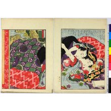 Japanischer Druck "Shinobu-zuri" von Katsushika Hokusai, 葛飾北斎 (Katsushika Hokusai (葛飾北斎))