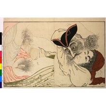 Kitagawa Utamaro: Utamakura 歌まくら (Poem of the Pillow) - British Museum