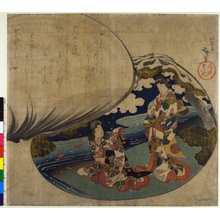 Utagawa Hirosada, 歌川広貞 (Utagawa Hirosada (歌川広貞))による浮世絵「surimono / diptych print」