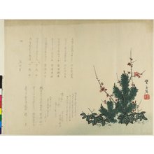 Japanese Print "surimono" by Hogyoku