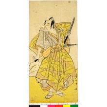 Katsukawa Shunsho, 勝川春章 (Katsukawa Shunsho (勝川春章))创作的日本版画《diptych print》