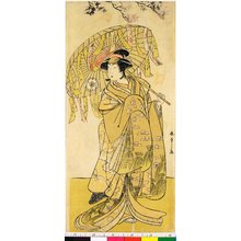 勝川春章: diptych print - 大英博物館