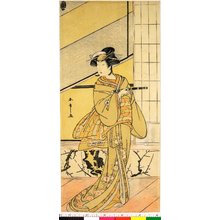 勝川春章: diptych print - 大英博物館