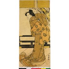 勝川春英: diptych print - 大英博物館