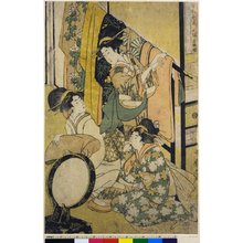 Kitagawa Utamaro: Sanmai-zuzuki / Konrei iro-naoshi no zu - British Museum