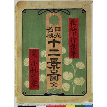 Japanese Print "Nikko meisho juni keizu (12 Views of Famous Places in Nikko)" by Hasegawa Chikuyo