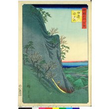 Utagawa Hiroshige II: Iga Hirakidoyama 伊賀開戸山 / Shokoku meisho hyakkei 諸国名所百景 - British Museum