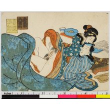 Japanischer Druck "Tosei rokkasen" von Utagawa