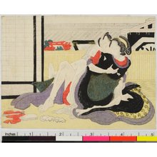 渓斉英泉: shunga / egoyomi - 大英博物館