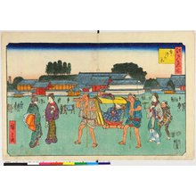 Japanese Print "Edo Meisho" by Utagawa Hiroshige, 歌川広重 (Utagawa Hiroshige (歌川広重))