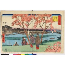 Utagawa Hiroshige, 歌川広重 (Utagawa Hiroshige (歌川広重))创作的日本版画《Edo Meisho》